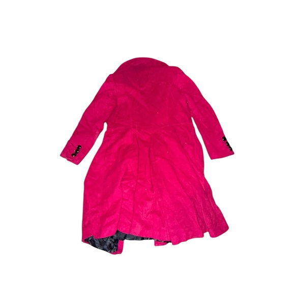 George Simonton Lambswool Cashmere Magenta Coat - Picture 5 of 10